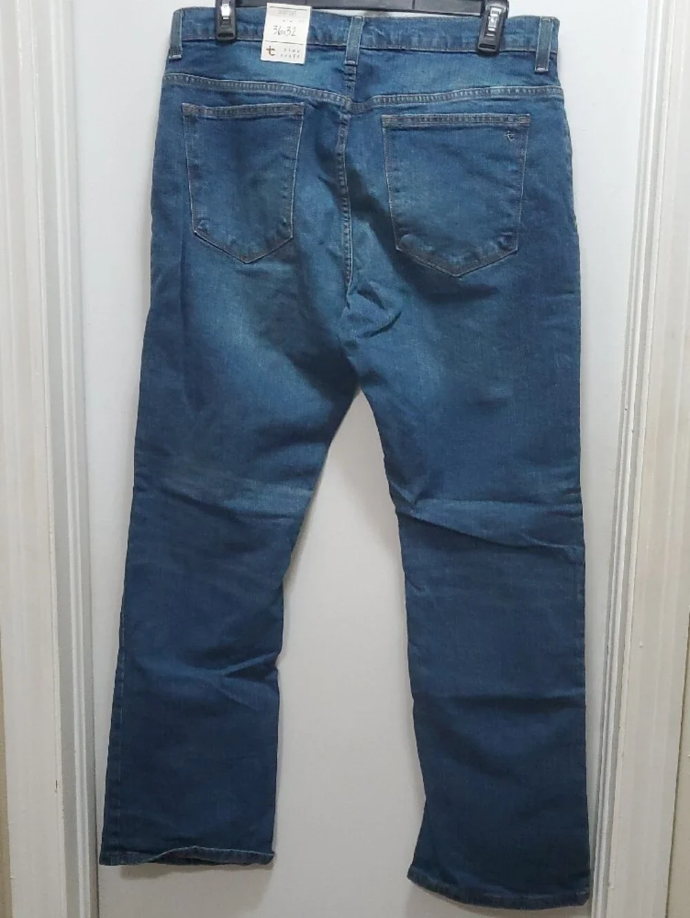 Men's Bootcut Jeans in Medium Blue by True Cradt